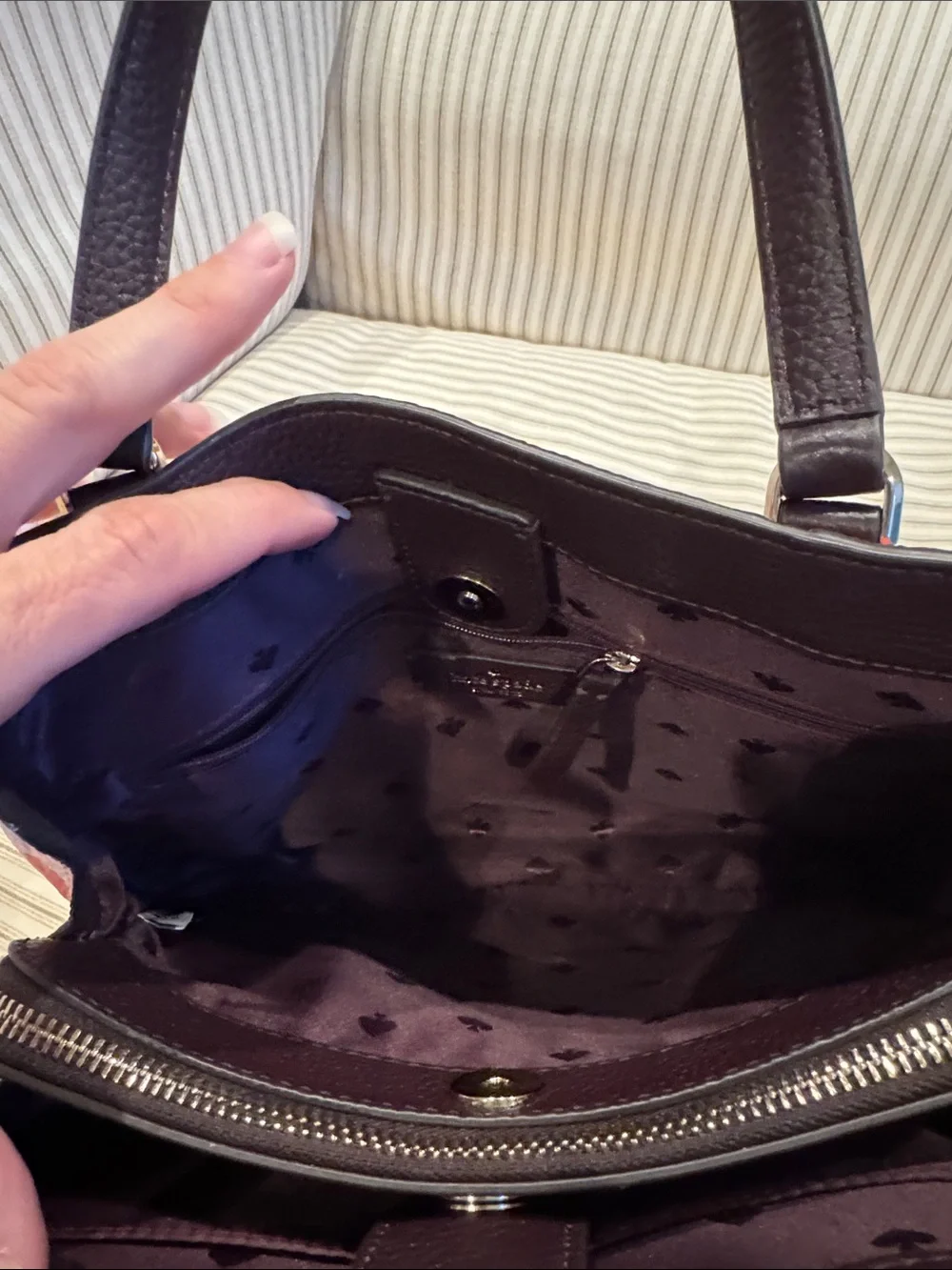 Kate Spade  Jackson floral toss Medium Satchel handbag purse